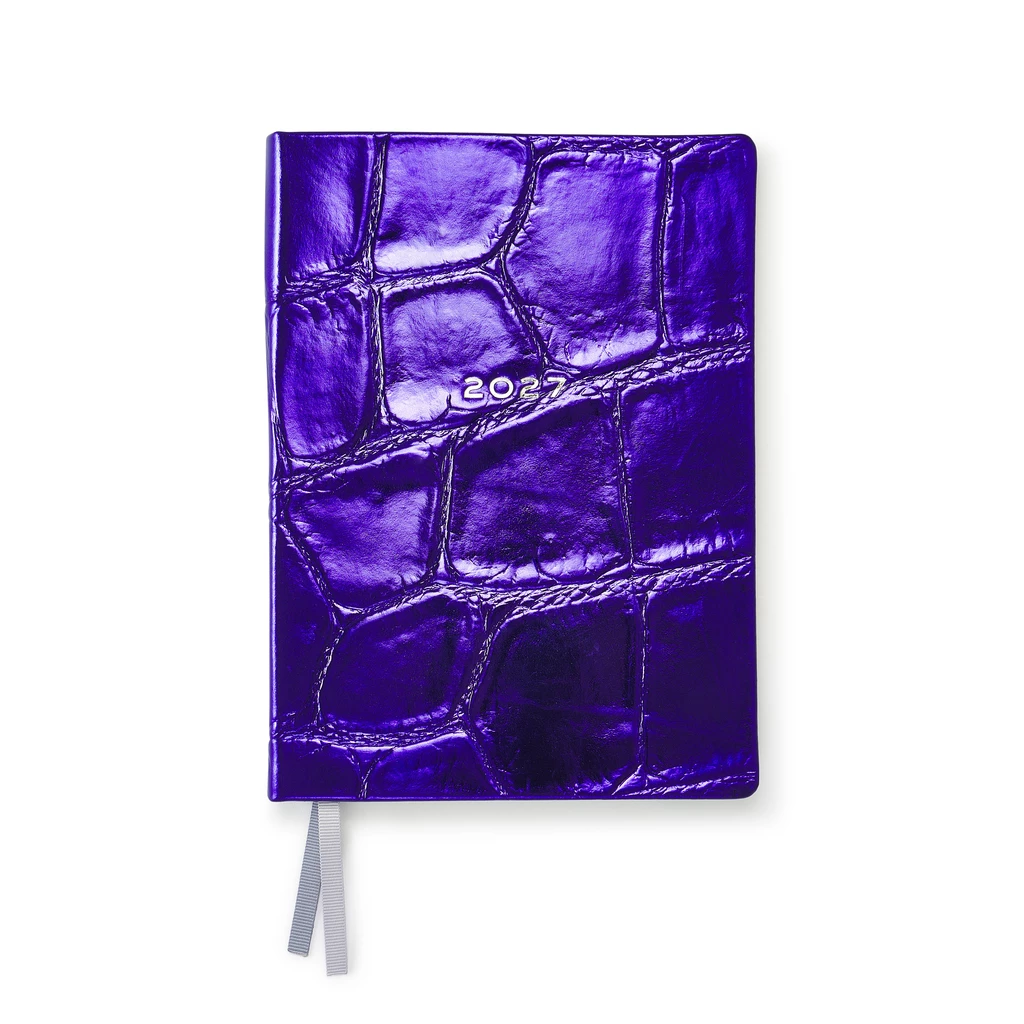 Wochenkalender Notizen 2027 Violet