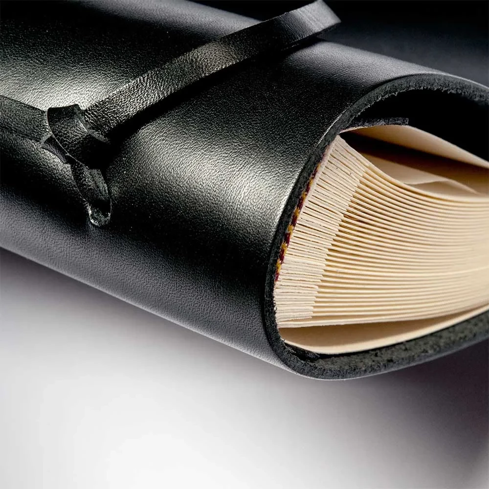 Leder Fotoalbum 30 Blatt Hellbraun