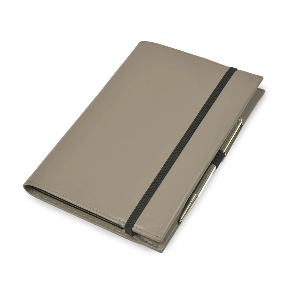 Buchhülle A5 für Leuchtturm1917 Leder Taupe