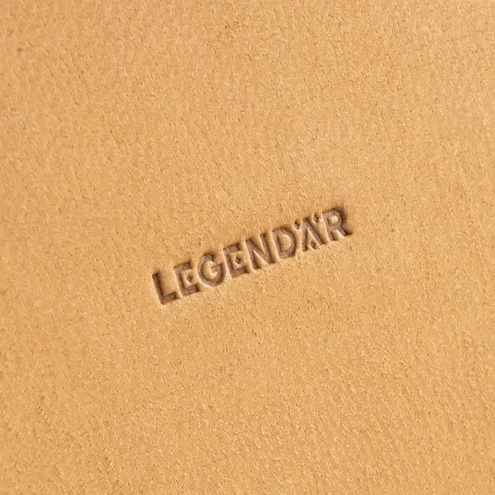 LEGENDÄR Etui "ETWEE Long" Leder Dunkelbraun