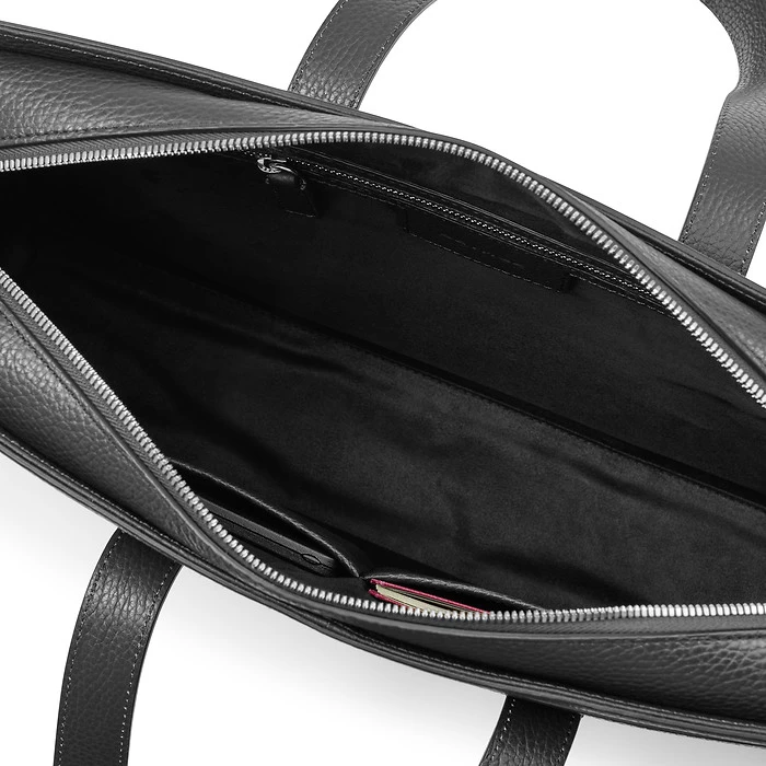 Aktentasche Edge Adri Leder Schwarz