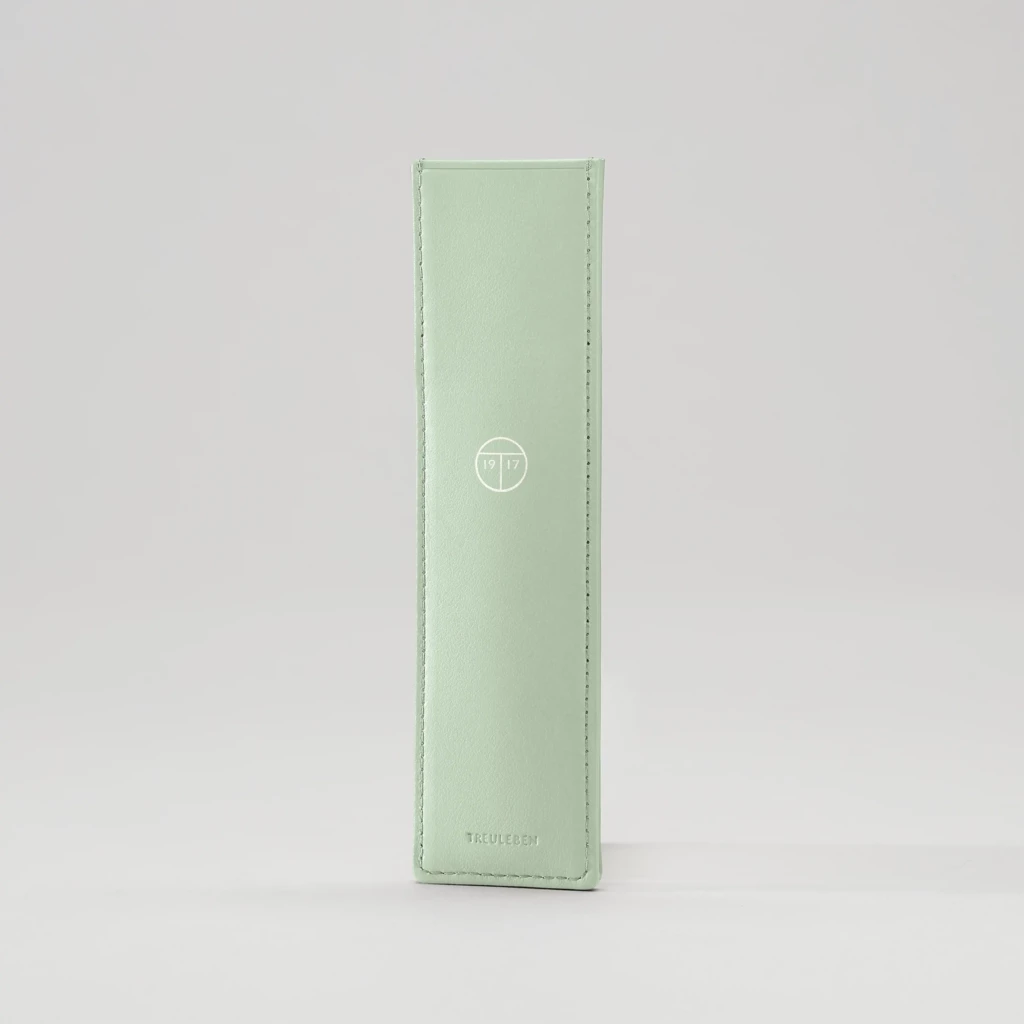 Leder Stifteetui Mandarinenorange