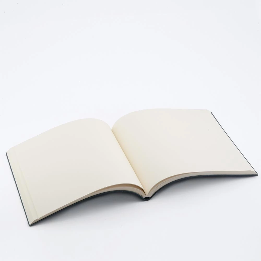 Leder Gästebuch Schwarz