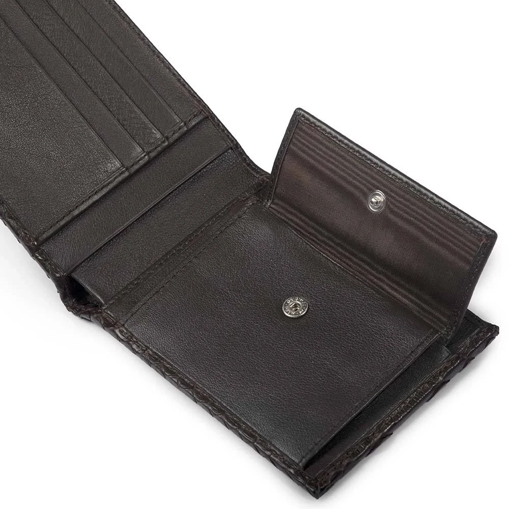 Portemonnaie Breit mit Münzfach Leder Braun