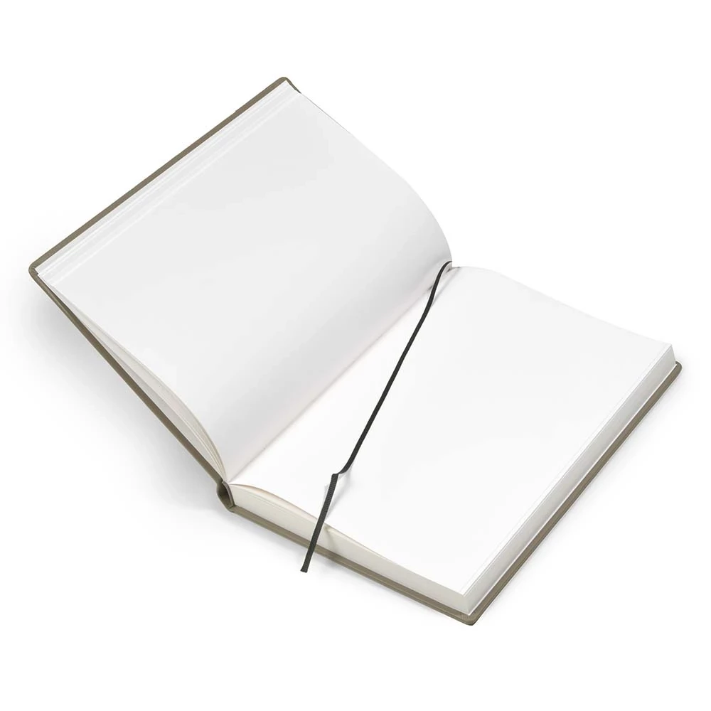Gästebuch A4 Leder Taupe