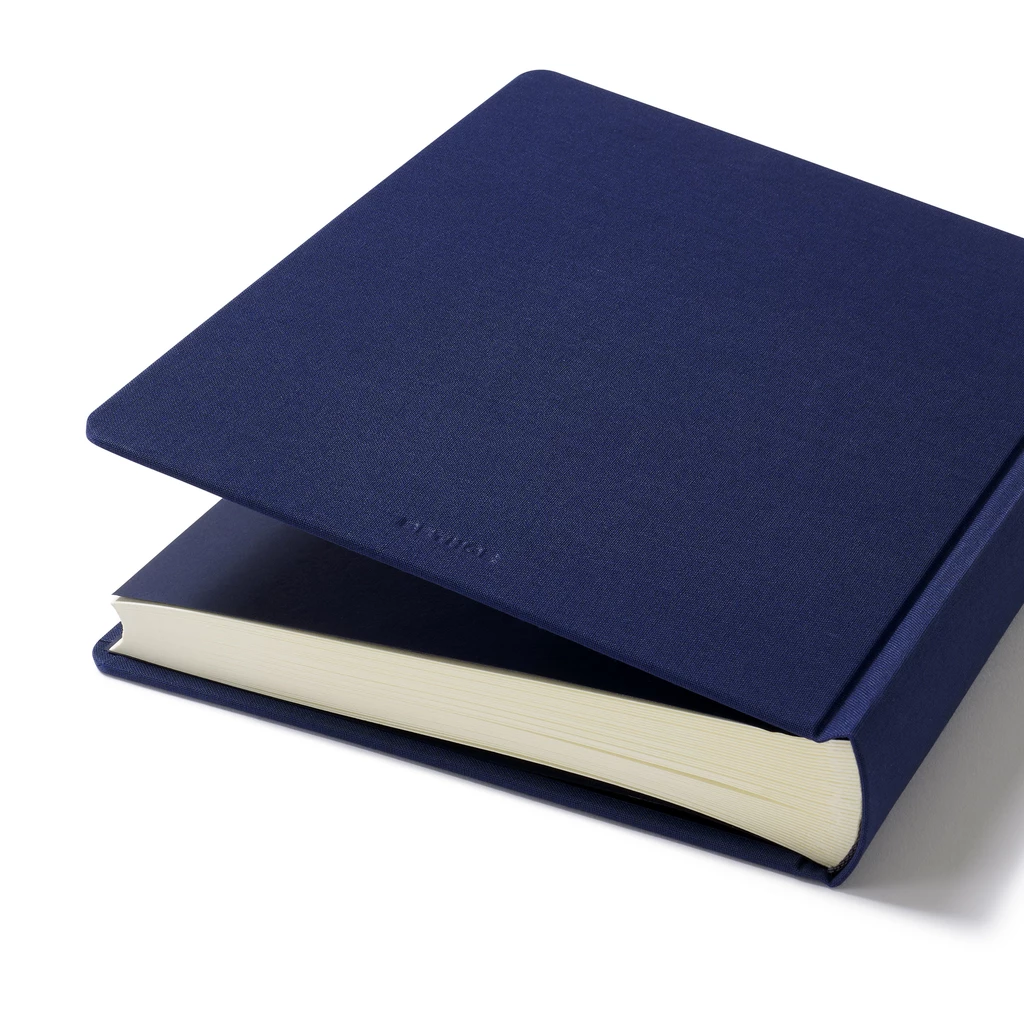 Fotoalbum 80 Seiten Leinen Navy