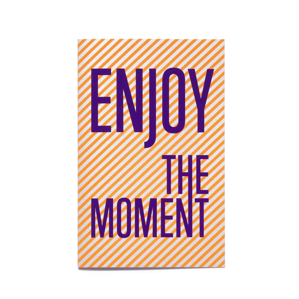 Grußkarte "Enjoy the moment" Lines 