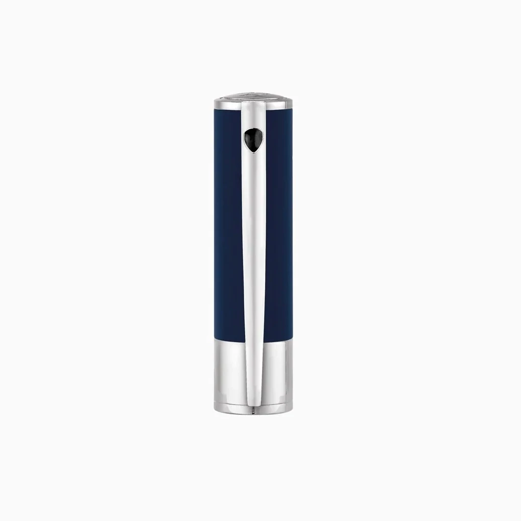 S.T. Dupont Tintenroller D-Initial blau/chrom M