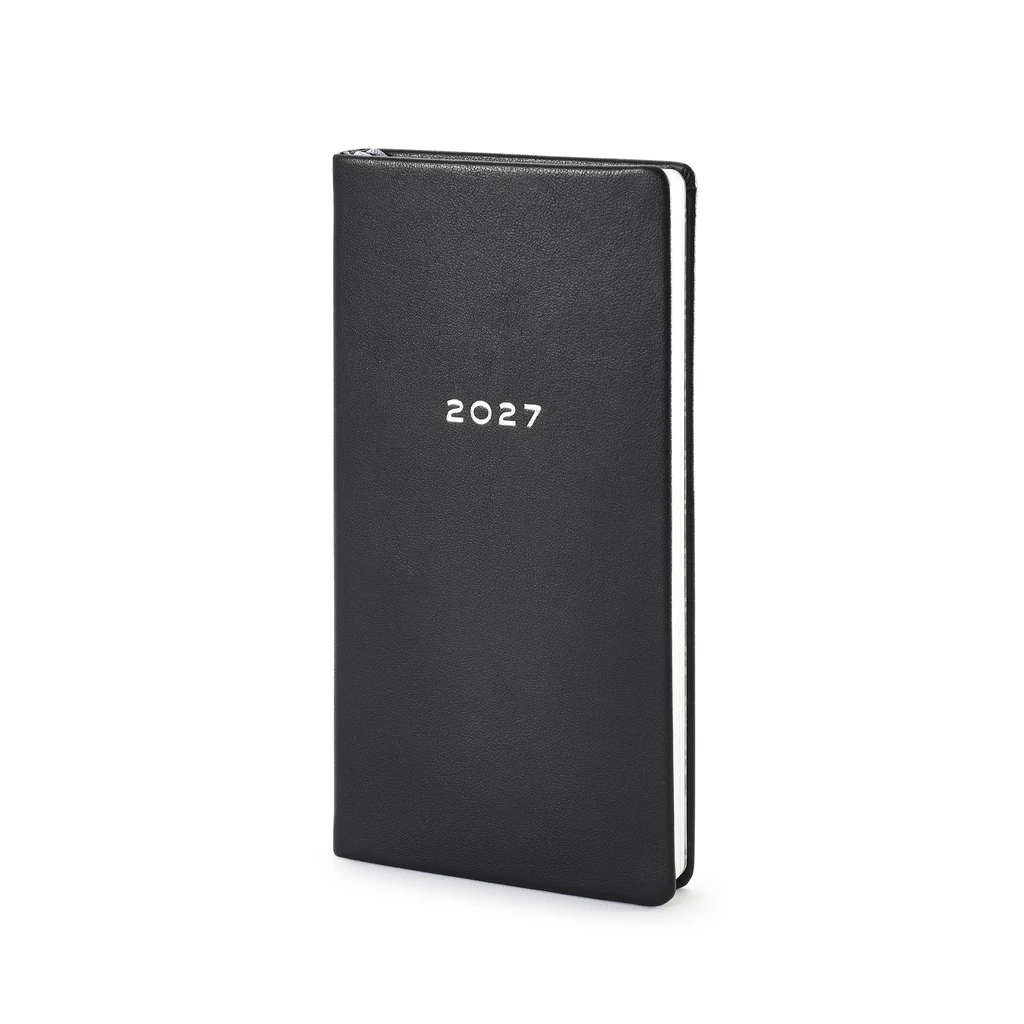 Taschenkalender 2027 TeBe Skin Black