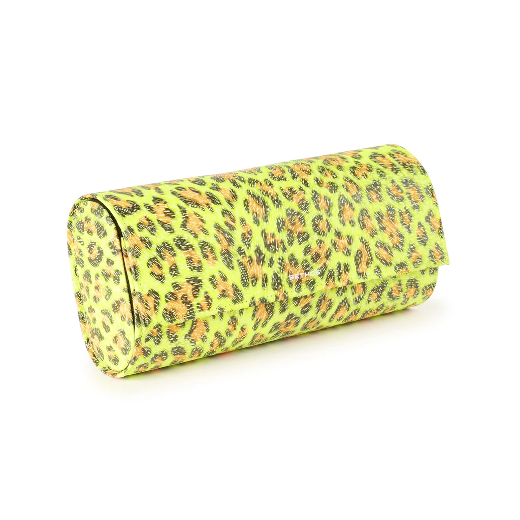 Leder Uhrenrolle für 3 Uhren Neon Leo