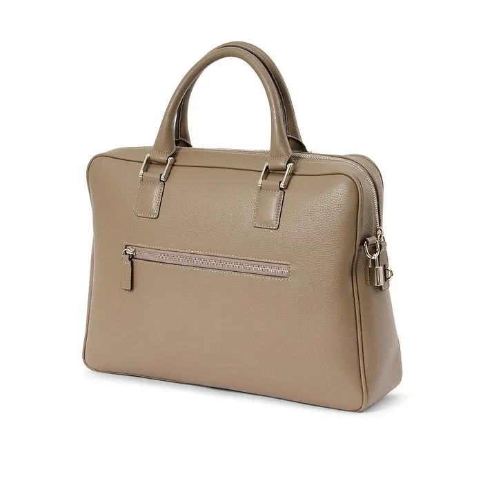 Aktentasche Adri Leder Taupe