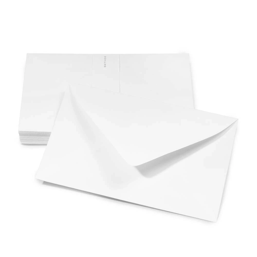 Umschläge Diplomat Hochweiß – 25 Stück