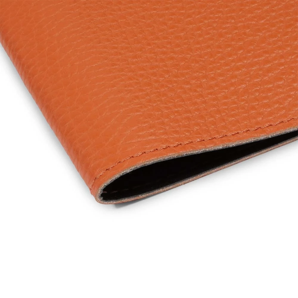 Leder Buchhülle A4 Latte