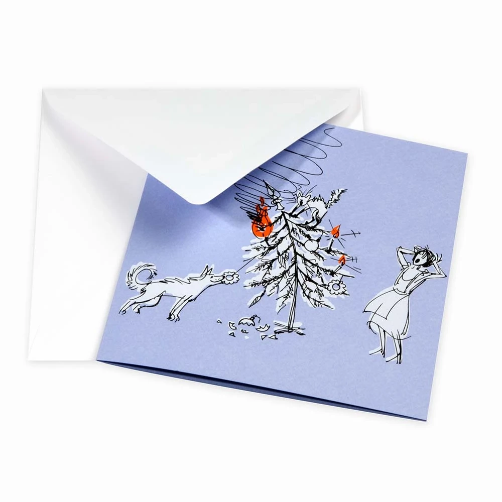 Weihnachtskarte Christmas Disaster