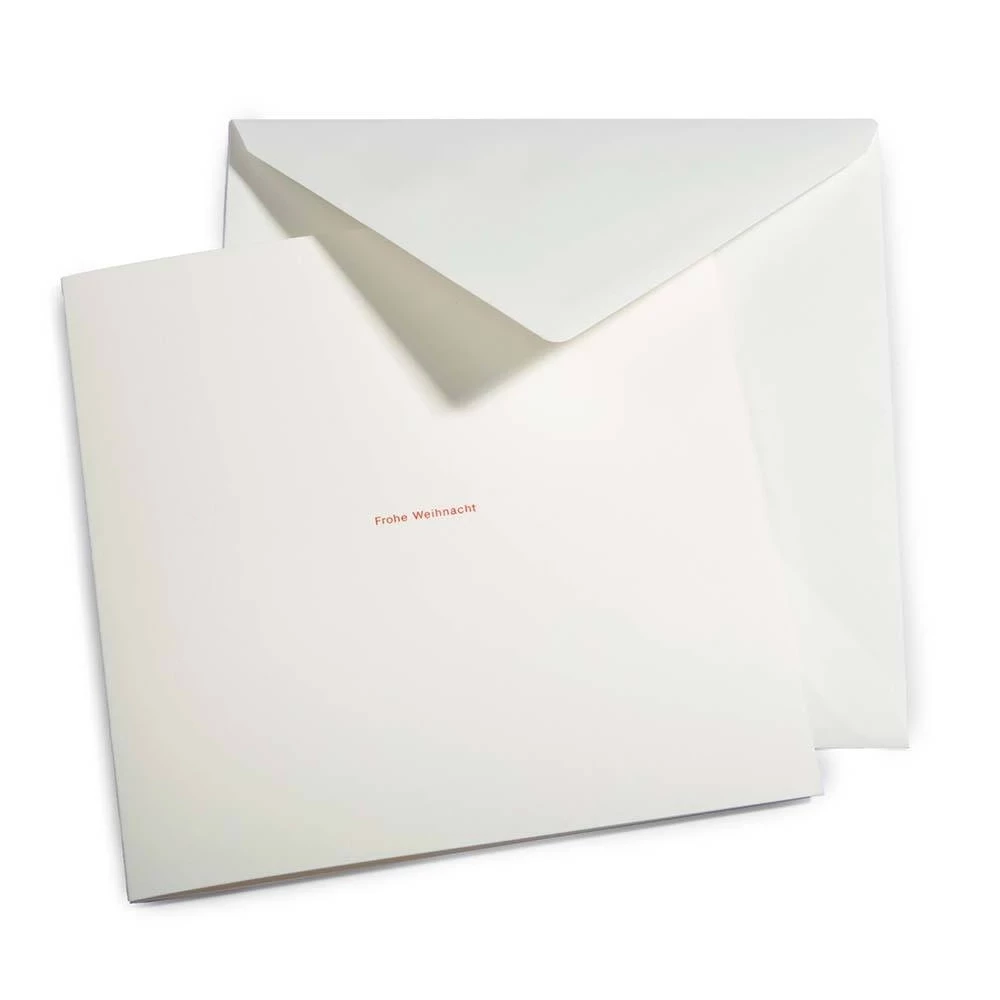 Weihnachtskarte Frohe Weihnachten – Typografie