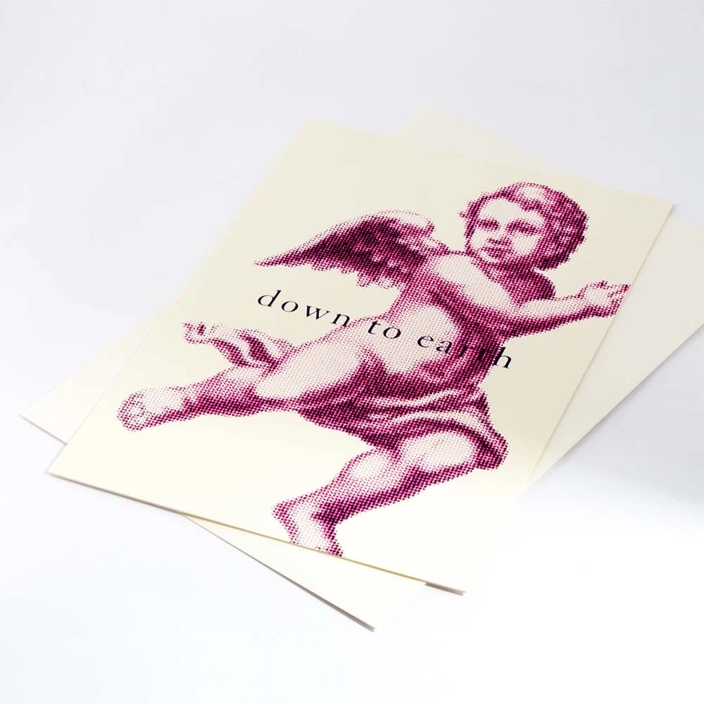 weihnachtskarte_down_to_earth_neonpink_1 Weihnachtskarte down to earth Neonpink