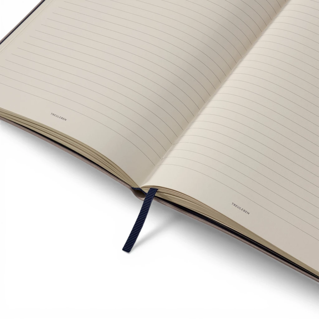 Notizbuch S Liniert Blau