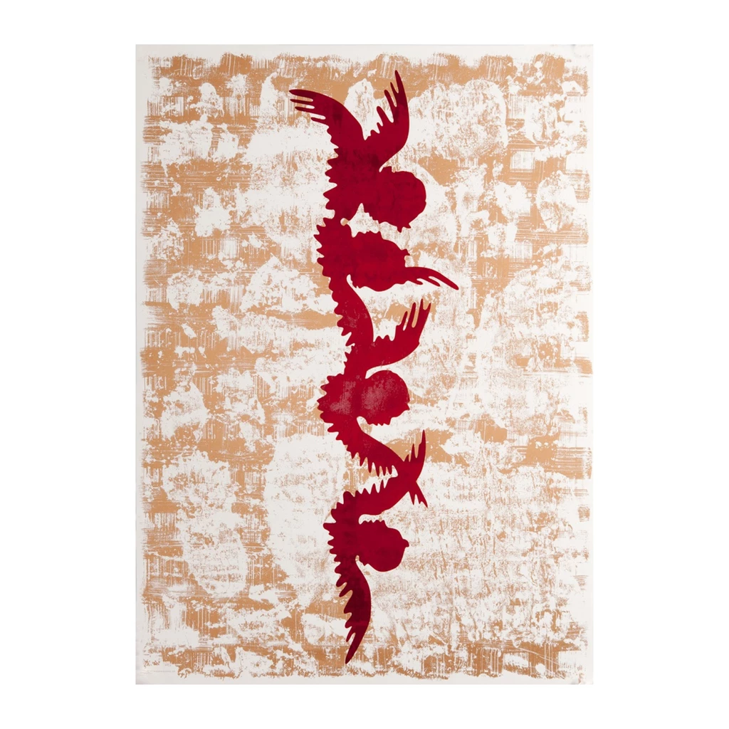 Geschenkpapier Engelsschar 3er-Set