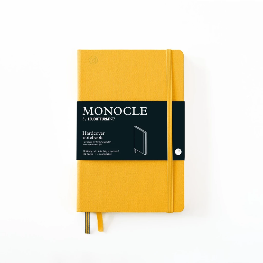 Monocle by LT1917 Notizbuch B6+ Hardcover Gepunktet Dunkelblau