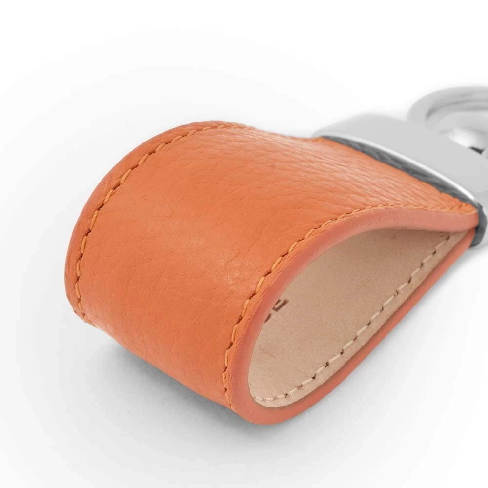 Schlüsselanhänger Adri Leder Orange