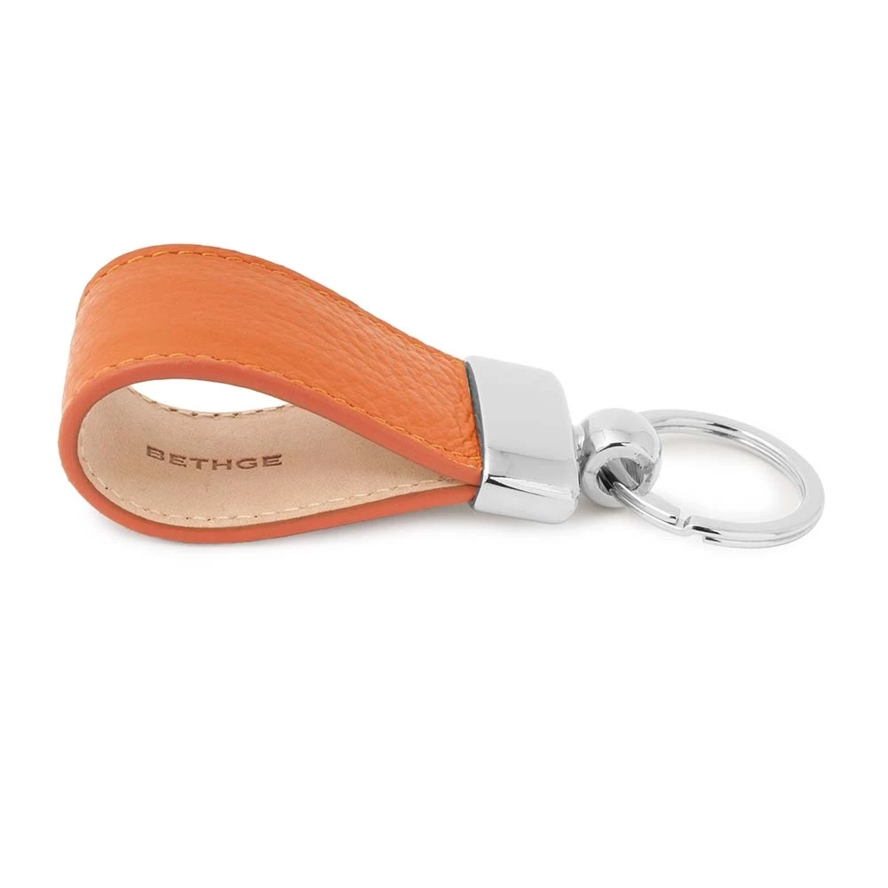 Schlüsselanhänger Adri Leder Orange