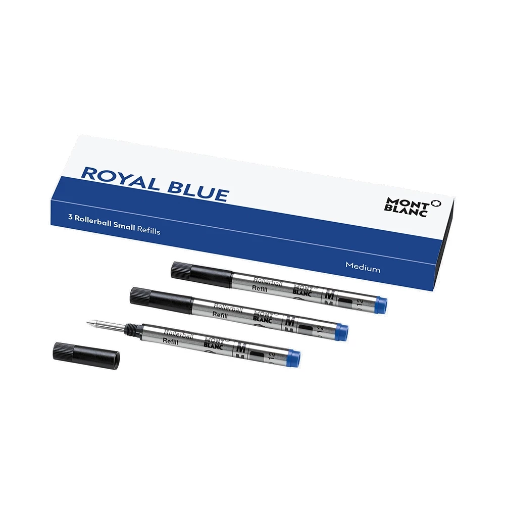 Montblanc Tintenroller Mine Small 3er Royal Blue M