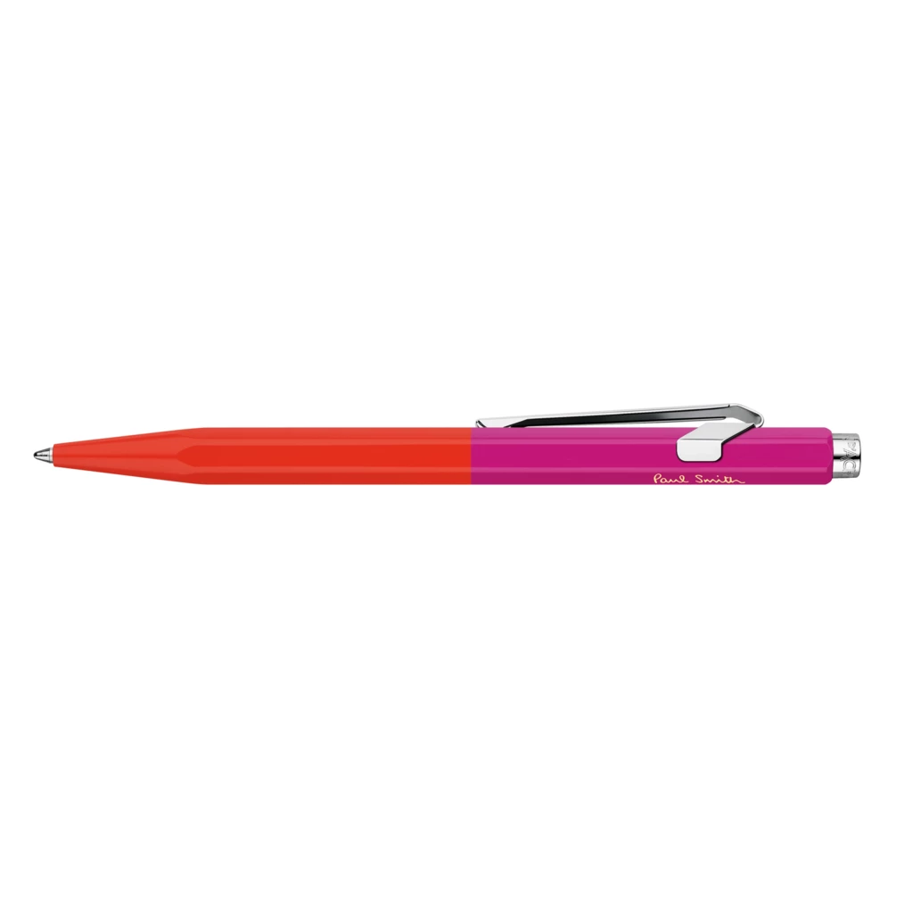 Caran d'Ache Kugelschreiber 849 Paul Smith Chartreuse/Rose