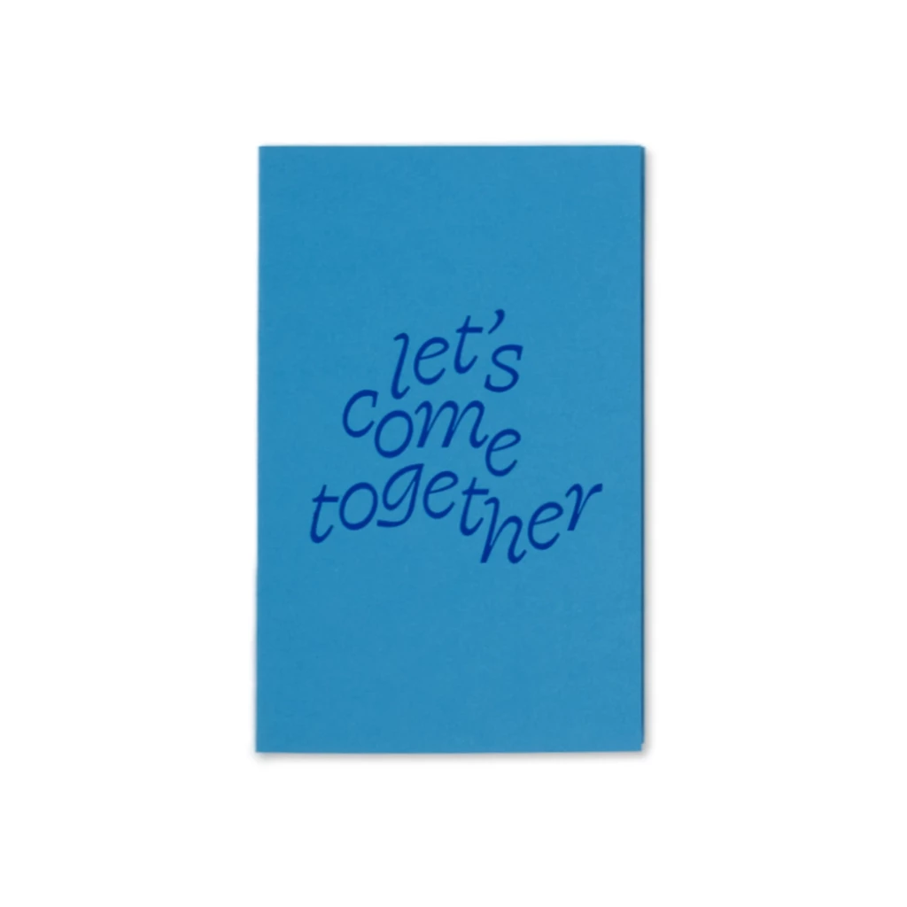 Grußkarten-Set Let's come together Mini mit 5 Klappkarten