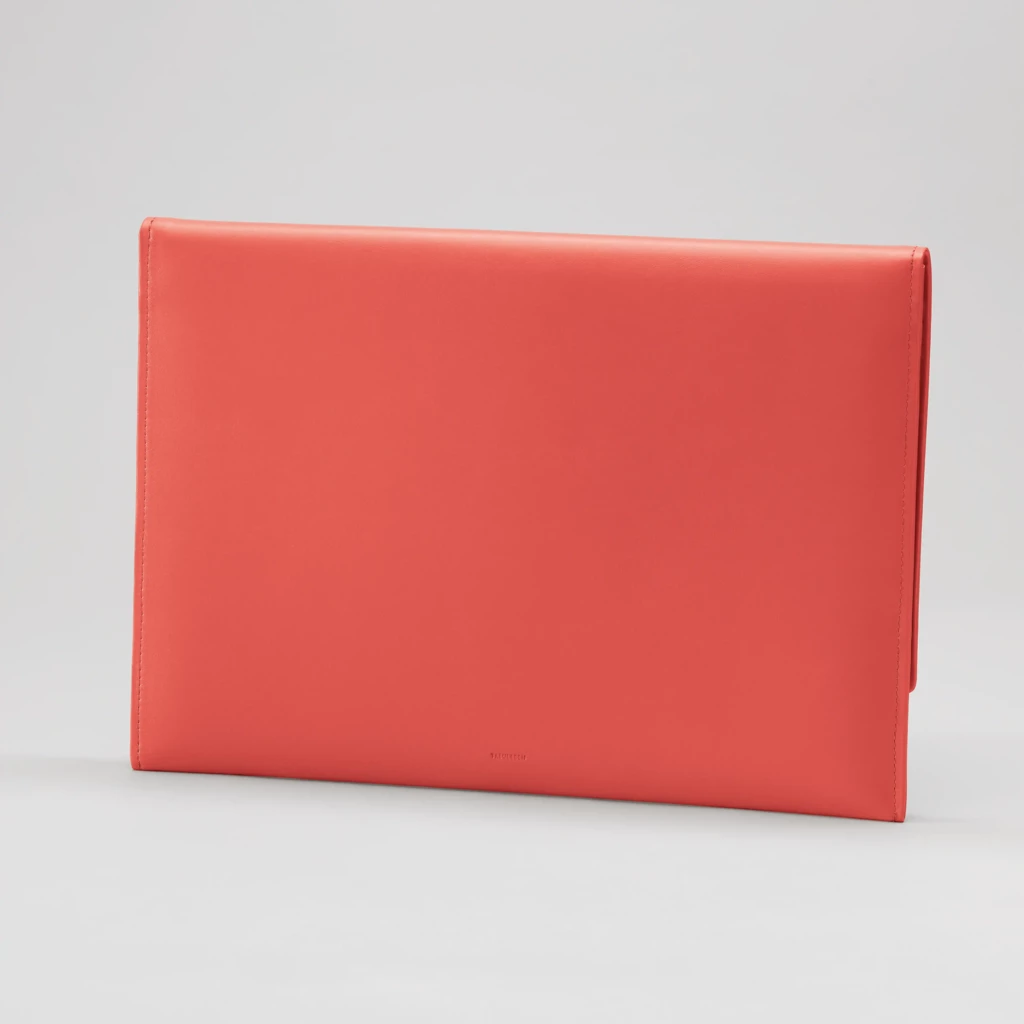 Treuleben Laptoptasche Leder Rot