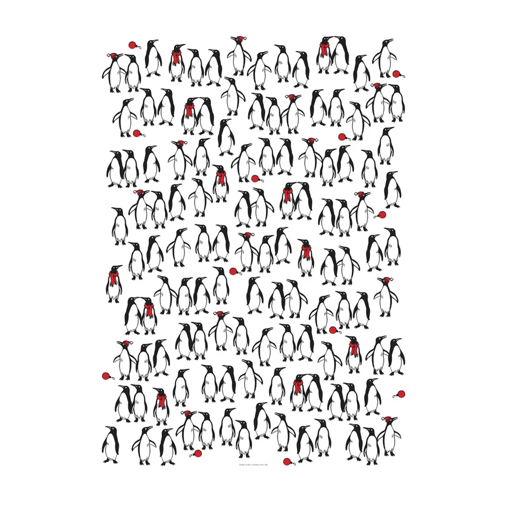 Geschenkpapier XMAS Pinguine 3er-Set