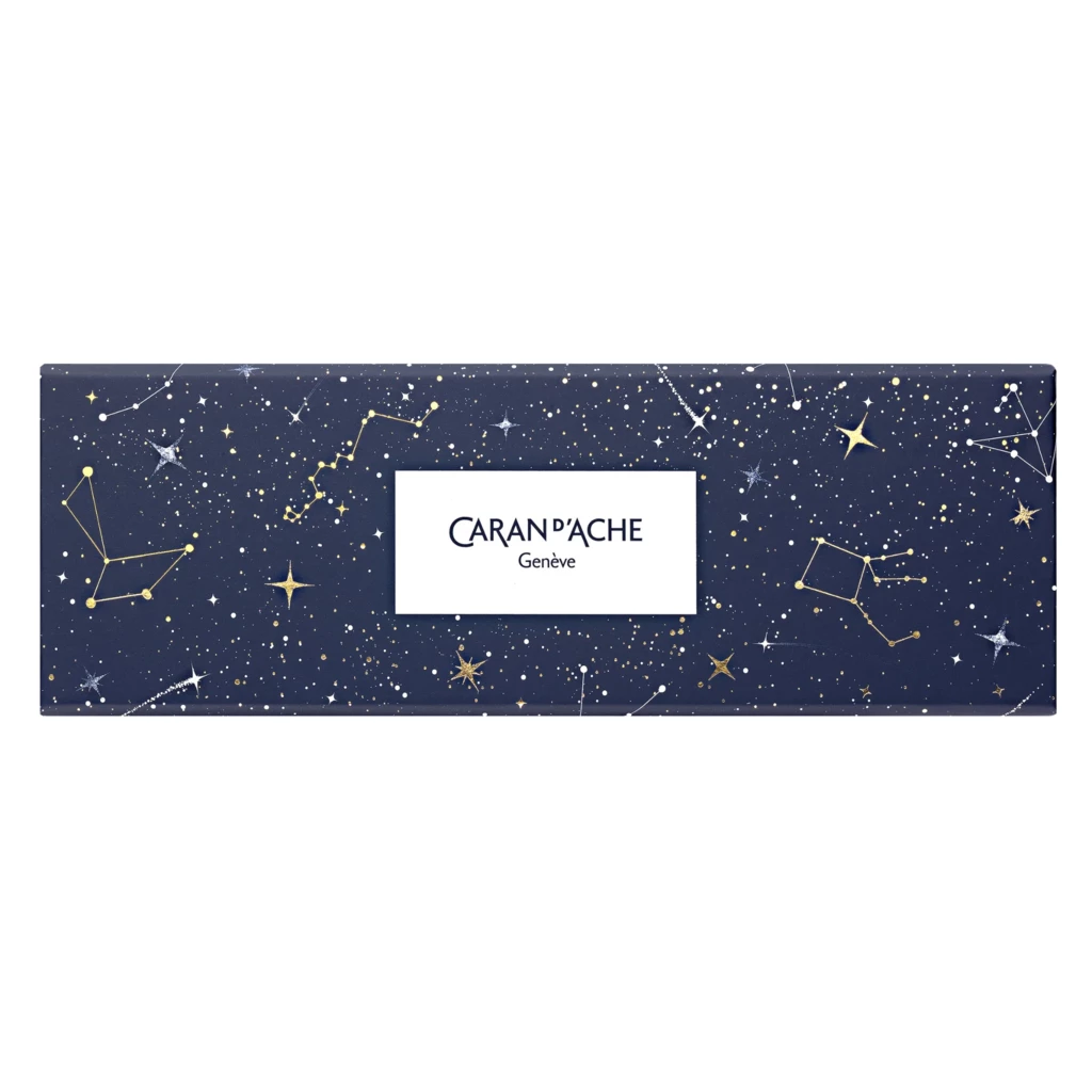 Caran d'Ache Kugelschreiber 849 Cosmic Blue Gold