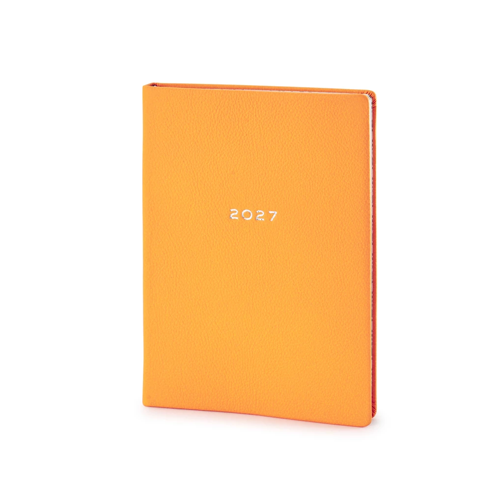 Wochenkalender Notizen 2027 Orange