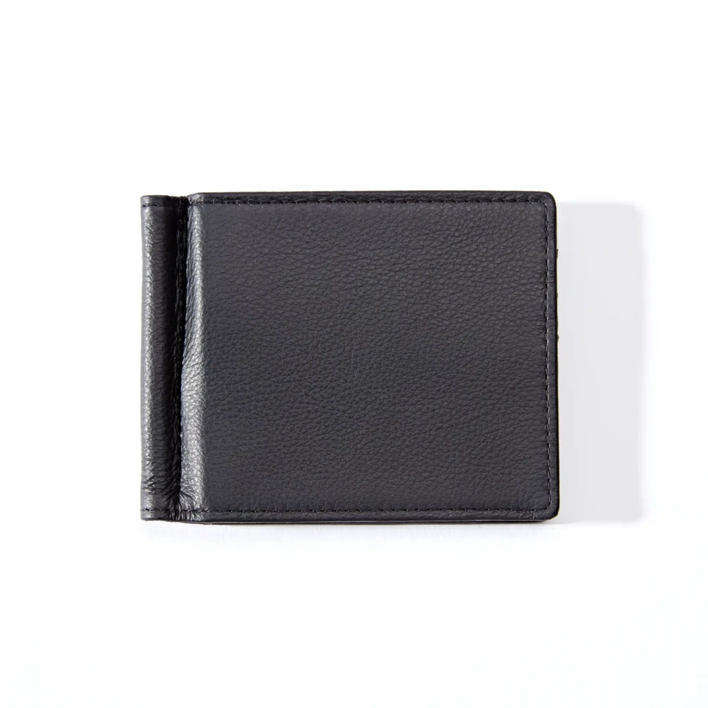 Kartenetui mit Geldclip, 6 cc, Kollektion 1977, Leder