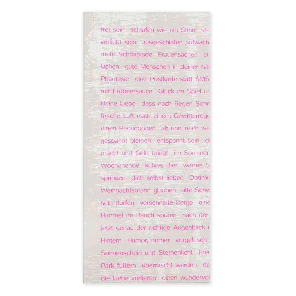 Grußkarte Wishes Neonpink