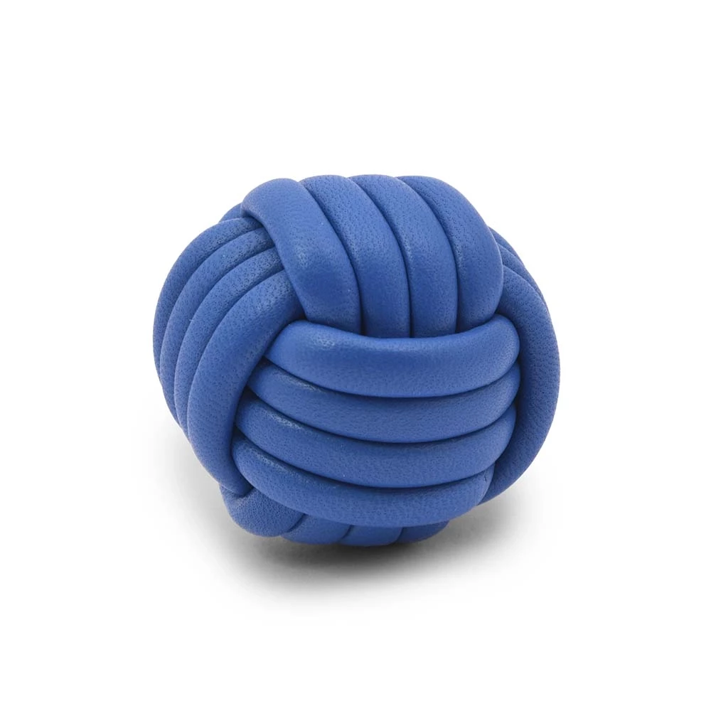 Schlüsselanhänger Nappa Leder Jeansblau