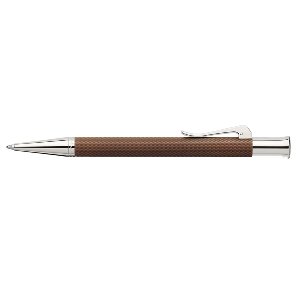 graf_von_faber-castell_drehkugelschreiber_guilloche_cognac_1 Graf von Faber-Castell Drehkugelschreiber Guilloche Cognac