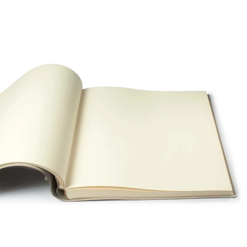 Fotoalbum 50 Blatt Leder Taupe