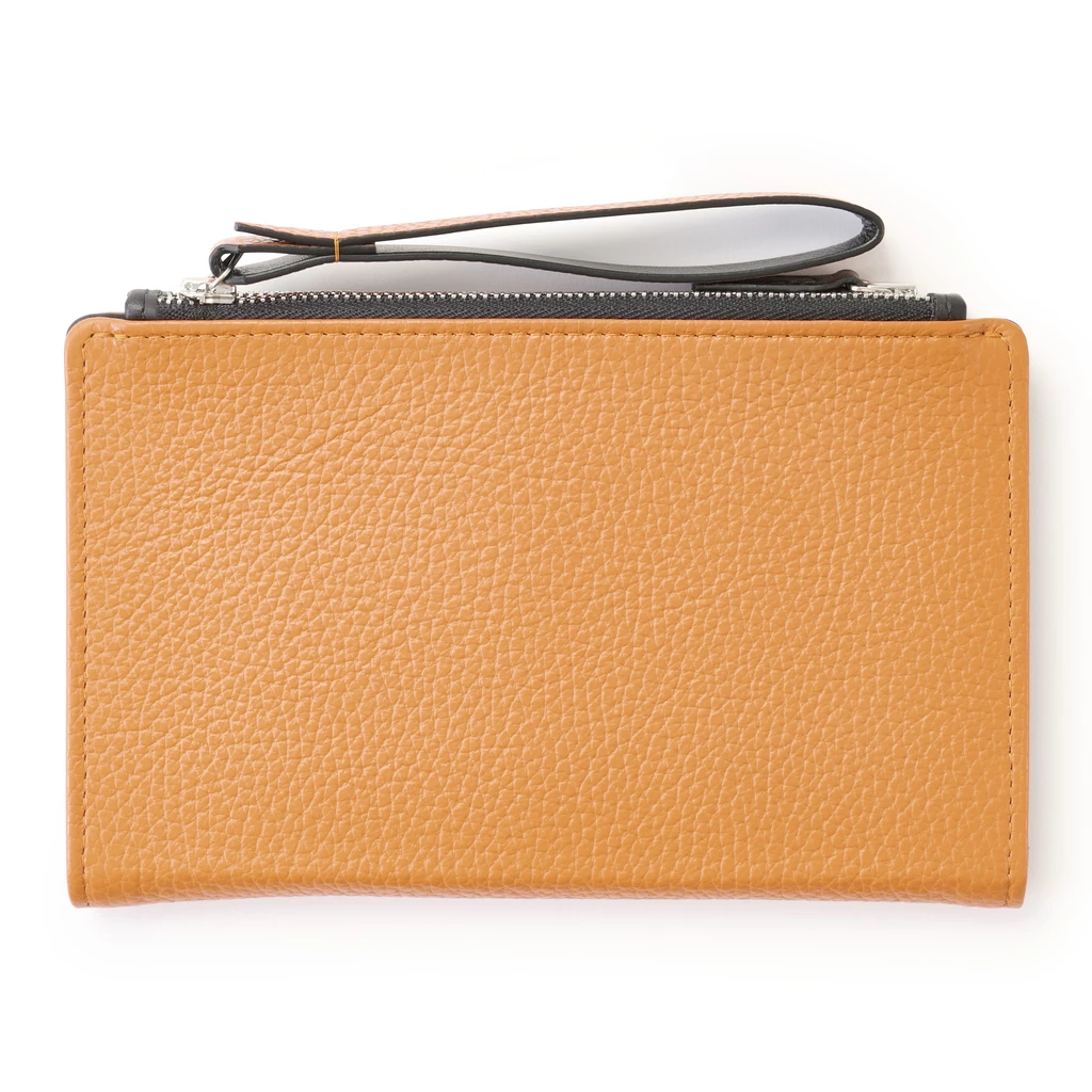 Bethge Portemonnaie Doppel-Zip Adri Leder Orange