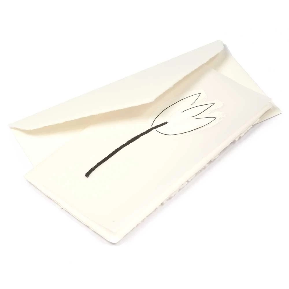 grusskarte_tulipa_buetten_1 Grußkarte Tulpe – Büttenpapier