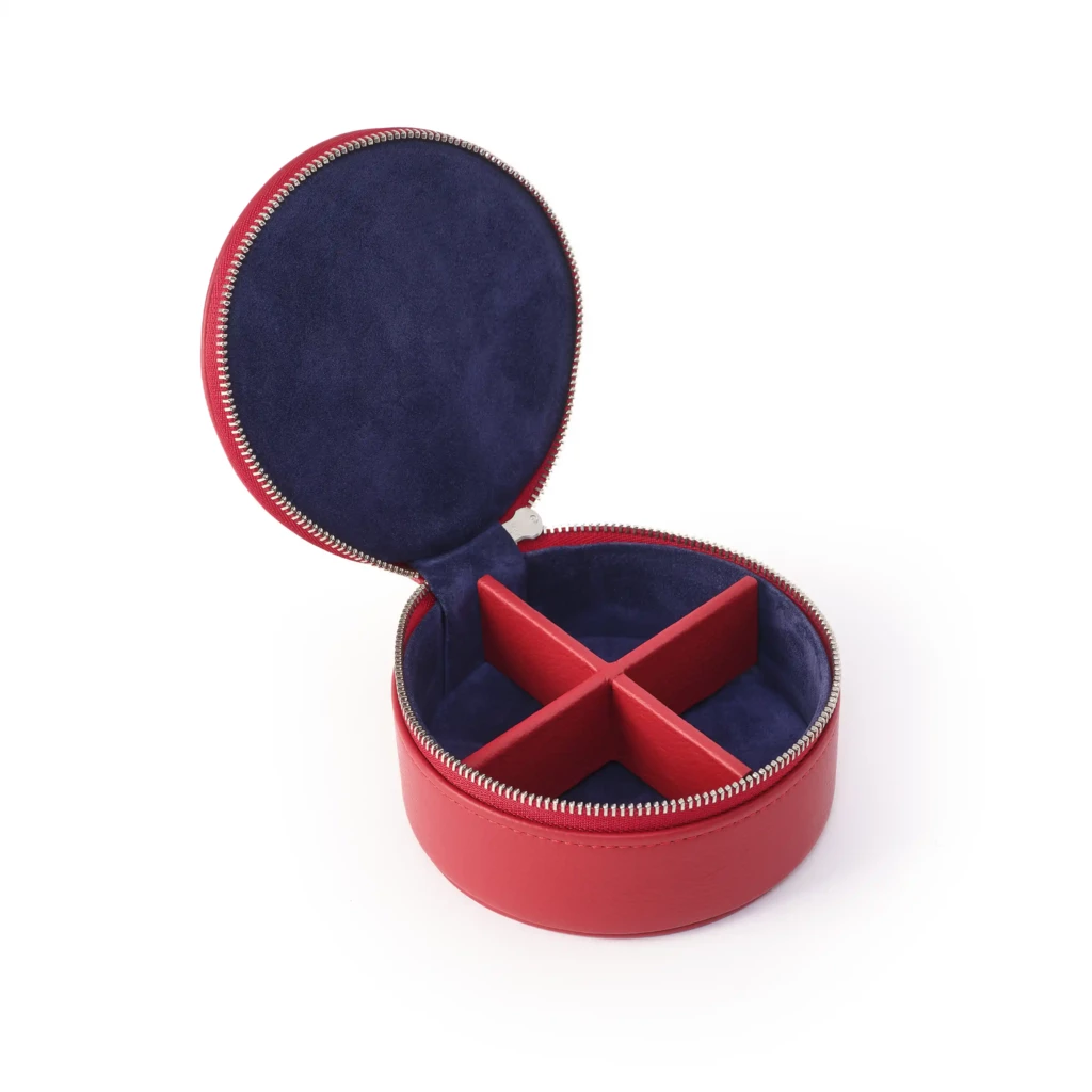 Schmucketui Leder Rot