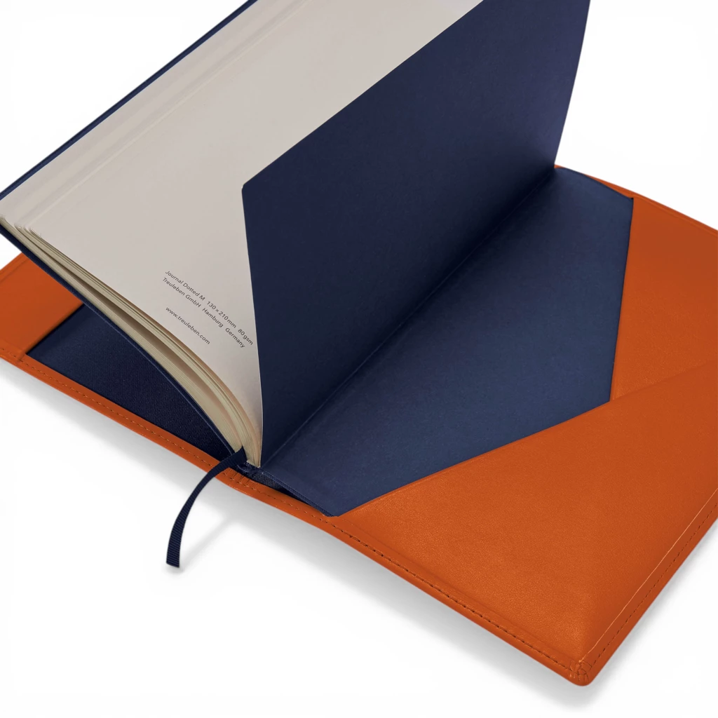 Treuleben Journal Jacket Leder Orange