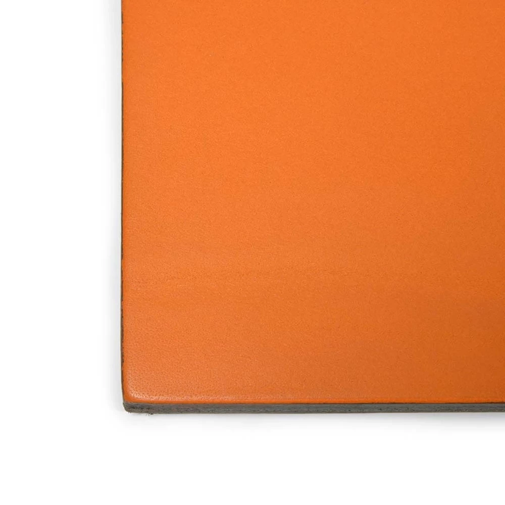 Schreibtischunterlage Leder Orange