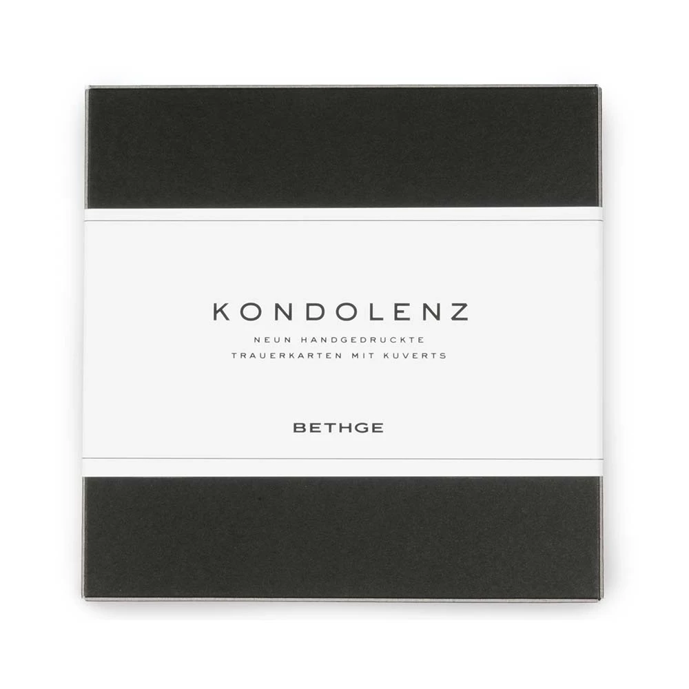 Grußkarten-Set Kondolenz mit 9 Klappkarten