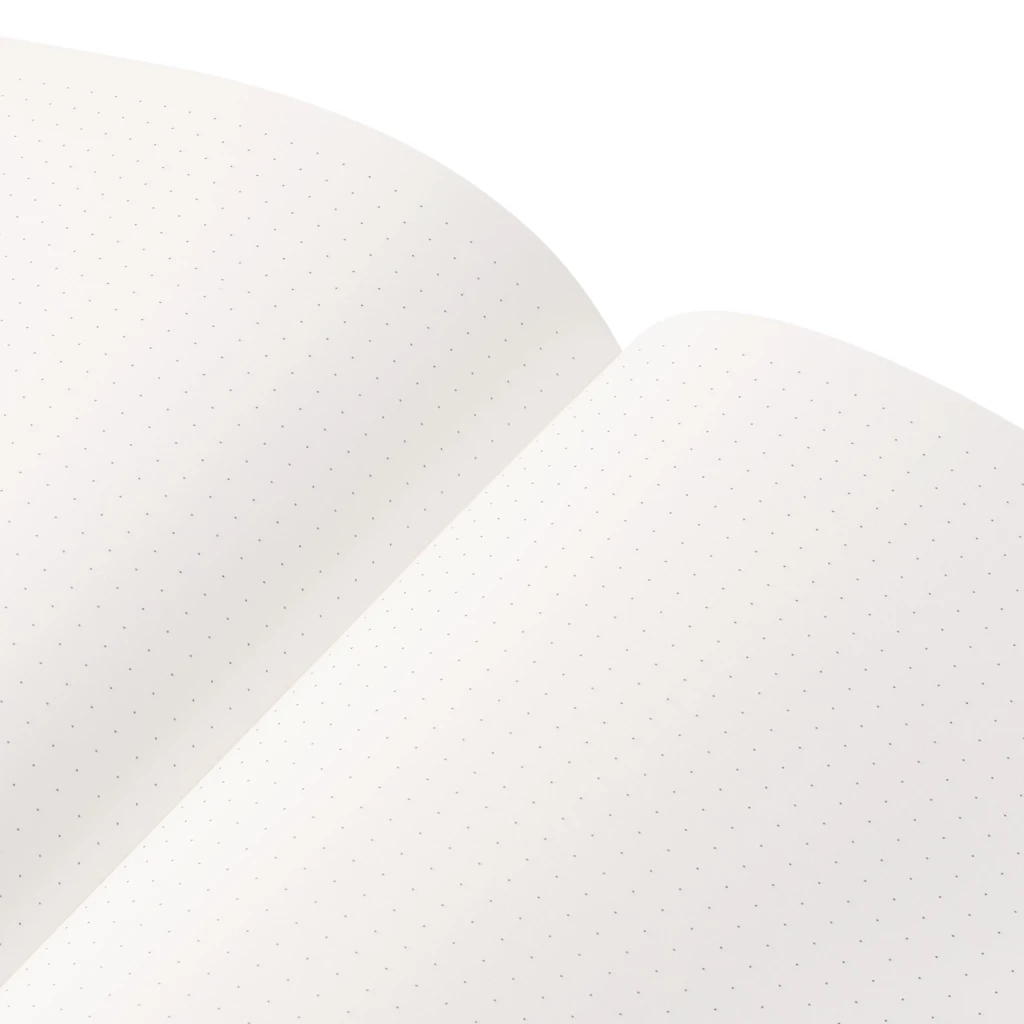 Leinen Notizbuch A4 gepunkte Champagne
