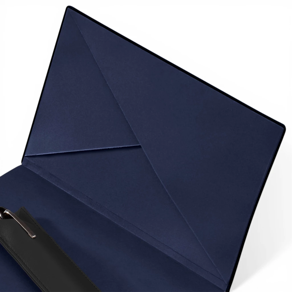 Notizbuch M Blanko Mitternachtsblau