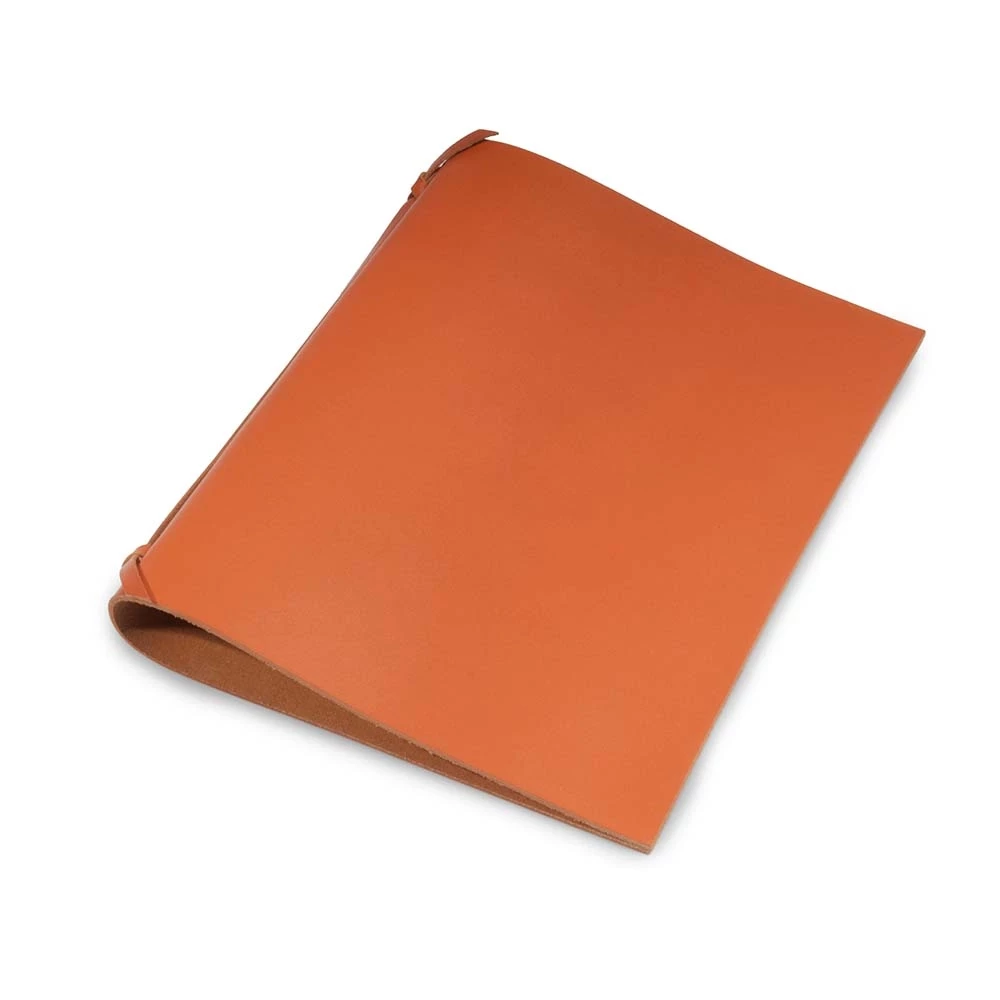 Ringbuch A5 4 Ringe Leder Orange