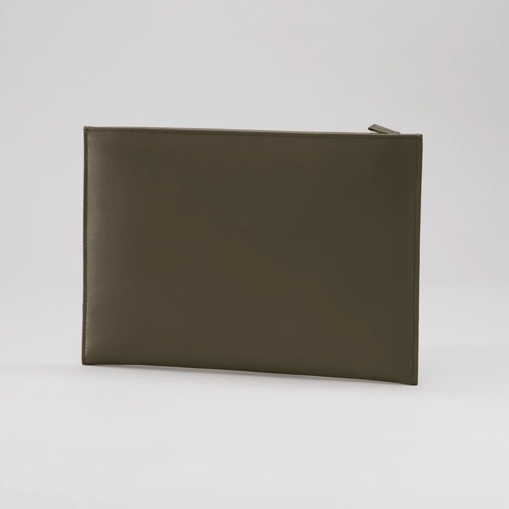 Treuleben Pouch Wallaby Leder Dunkelgrün