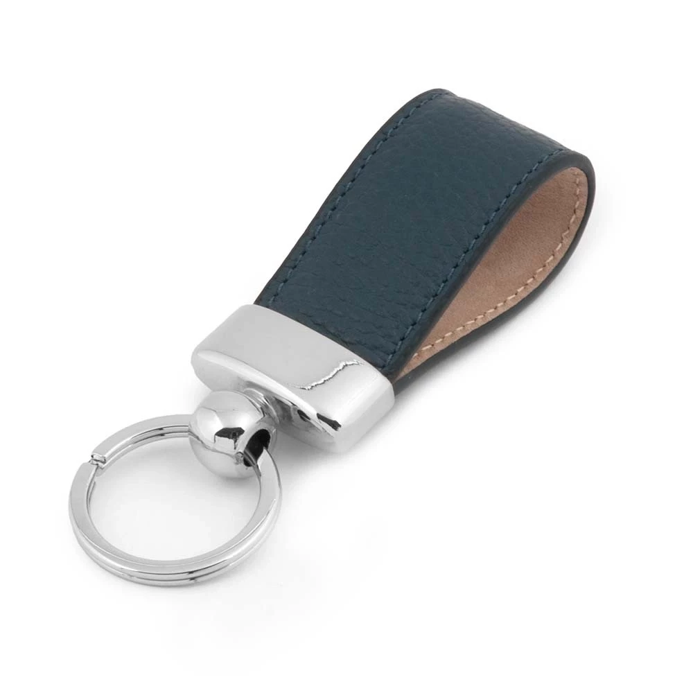 Schlüsselanhänger Adri Leder Navy