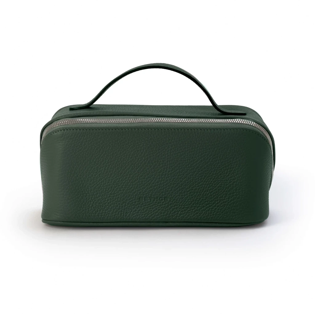 Kosmetiktasche Adri Leder Loden