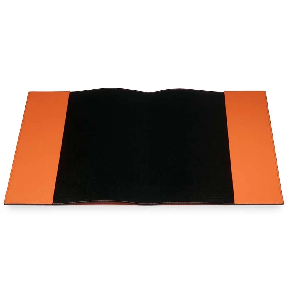 Buchhülle A4 Leder Orange
